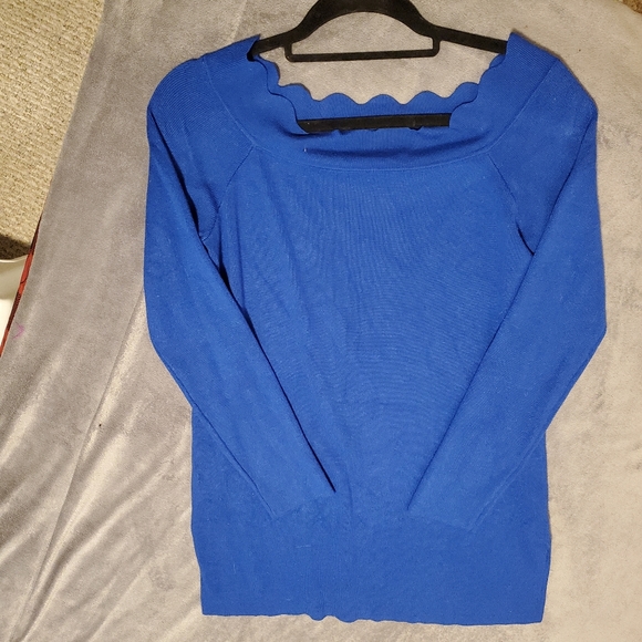 Cobalt blue long sleeve shirt - Picture 7 of 13